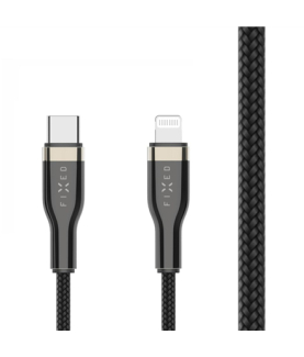 Fixed | Braided Cable USB-C/Lightning, 2 m | FIXDB-CL2-BK