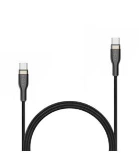 Fixed | Braided Cable USB-C/USB-C, 2m, 100W | FIXDB-CC2-BK