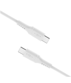 Fixed | Liquid Silicone Cable USB-C/USB-C, 2m, 60W | FIXDLS-CC2-WH