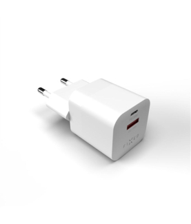 Fixed Mini USB-C/USB Travel Charger 20W | FIXC20M-CU-WH