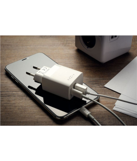 Fixed USB-C/USB Travel Charger 20W | FIXC20N-CU-WH