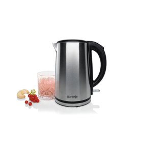 Gorenje | Kettle | K15DWS | Electric | 2200 W | 1.5 L | Stainless steel | 360 rotational base | Stainless Steel