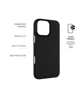 Fixed | Story | Back Cover | Apple | iPhone 16 Pro Max | Rubber | Black