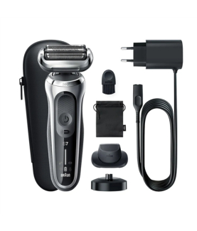 Braun | Shaver | 71-S4200cs | Operating time (max) 50 min | Wet & Dry | Silver/Black