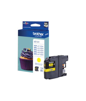 Brother LC123Y | Ink Cartridge | Yellow