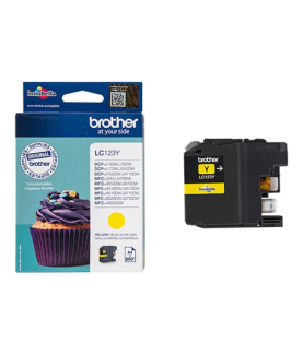 Brother LC123Y | Ink Cartridge | Yellow