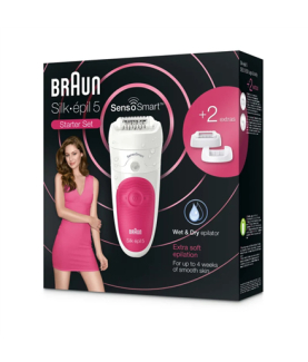 Braun | Epilator | Silk-épil 5 SE5500 | Operating time (max) 30 min | Bulb lifetime (flashes) Not applicable | Number of power 