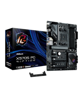 ASRock X570S PG RIPTIDE | Processor family AMD | Processor socket AM4 | DDR4 | Supported hard disk drive interfaces SATA, M.2 |