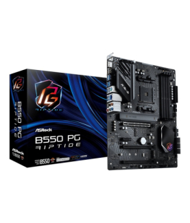 ASRock B550 PG RIPTIDE | Processor family AMD | Processor socket AM4 | DDR4 | Supported hard disk drive interfaces SATA, M.2 | 