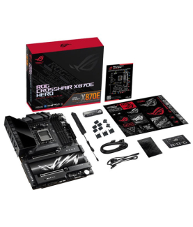 Asus ROG CROSSHAIR X870E HERO | Processor family AMD | Processor socket AM5 | DDR5 | Supported hard disk drive interfaces SATA,