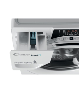 Candy | Washing Machine | ROW4966DWMCE/1-S | Energy efficiency class D | Front loading | Washing capacity 9 kg | 1400 RPM | Dep