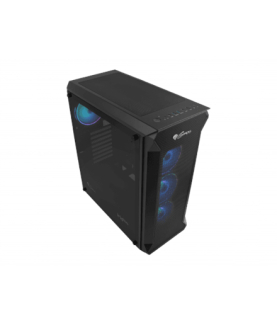 GENESIS IRID 505 ARGB Pc case, Midi tower, 2xUSB 3.0, 2xUSB 2.0, 2x Jack, Black | Genesis