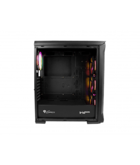 GENESIS IRID 505 ARGB Pc case, Midi tower, 2xUSB 3.0, 2xUSB 2.0, 2x Jack, Black | Genesis