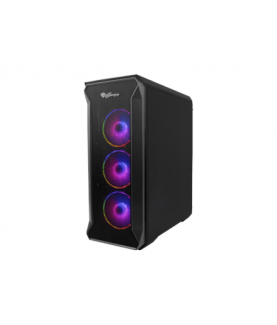 GENESIS IRID 505 ARGB Pc case, Midi tower, 2xUSB 3.0, 2xUSB 2.0, 2x Jack, Black | Genesis