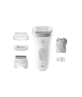 Braun Epilator | SE7-041 Silk épil 7 | Number of power levels 2 | Wet & Dry | White/Silver