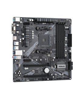 ASRock B450M PRO4 R2.0 | Processor family AMD | Processor socket AM4 | DDR4 | Supported hard disk drive interfaces SATA, M.2 | 