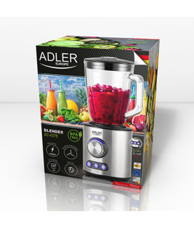 Adler | Blender | AD 4078 | Tabletop | 1700 W | Jar material Glass | Jar capacity 1.5 L | Ice crushing | Stainless steel