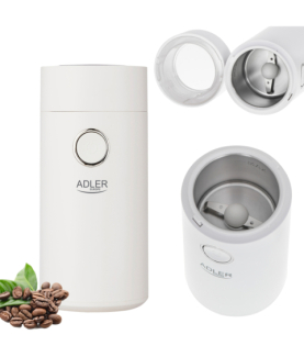 Adler | Coffee Mill | AD 4446ws | 150 W | Coffee beans capacity 75 g | White