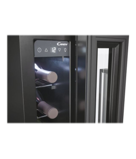 Candy | Wine Cooler | CCVB 15/1 | Energy efficiency class G | Built-in | Bottles capacity 7 | Black