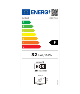 Samsung LS32DM702UUXDU | 32 " | VA | 16:9 | 60 Hz | 4 ms | 3840 x 2160 pixels | 300 cd/m | HDMI ports quantity 2 | Black