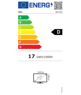 Dell SE2725H | 27 " | VA | FHD | 16:9 | 75 Hz | 5 ms | 1920 x 1080 pixels | 300 cd/m | HDMI ports quantity 1 | Warranty 36 mont