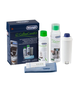 Delonghi | DLSC306 Maintenance Care Kit for Bean to Cup & Espresso Coffee Machines, includes five cleaning accessories