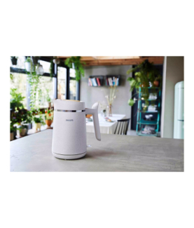 Philips Kettle | HD9365/10 Eco Conscious Edition | Electric | 2200 W | 1.7 L | 100% bioplastic | 360 rotational base | White Ma