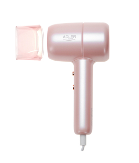 Adler Hair Dryer | AD 2279p | 1800 W | Number of temperature settings 2 | Ionic function | Pink