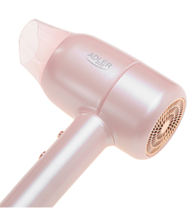 Adler Hair Dryer | AD 2279p | 1800 W | Number of temperature settings 2 | Ionic function | Pink