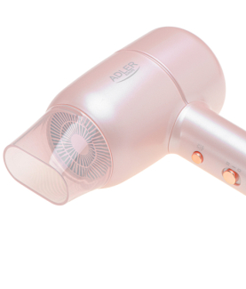 Adler Hair Dryer | AD 2279p | 1800 W | Number of temperature settings 2 | Ionic function | Pink