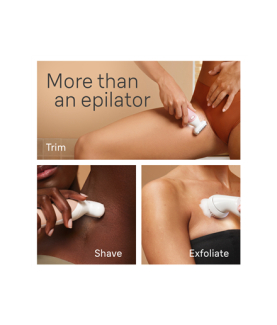 Braun Epilator | SES9-360 Silk épil 9 Flex 3D | Operating time (max) 50 min | Number of power levels 1 | Wet & Dry | White/Rose