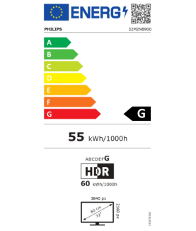 Philips 32M2N8900/00 | 32 " | OLED | 16:9 | 240 Hz | 0.03 ms | 3840 x 2160 pixels | 250 cd/m | HDMI ports quantity 2 | White