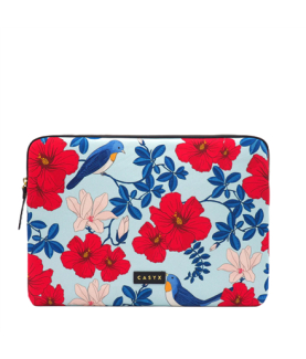 Casyx | SLVS-000003 | Casyx for MacBook | Fits up to size 13 /14 " | Sleeve | Springtime Bloom | Waterproof