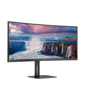 AOC | Curved Monitor | CU34V5C/BK | 34 " | VA | WQHD | 21:9 | 100 Hz | 4 ms | 3440 x 1440 | 300 cd/m | HDMI ports quantity 1