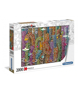 CLEMENTONI | Puzzle Mordillo The Jungle, 2000 pcs | GXP-725411