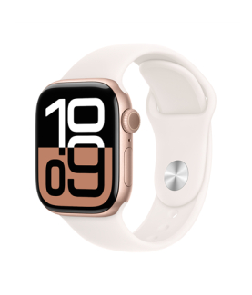 Apple Watch Series 10 | Smart watch | GPS (satellite) | Always-On Retina | Waterproof | Rose Gold