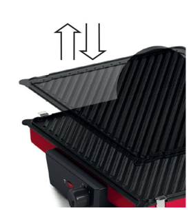 Bosch | Grill | TCG4104 | Contact | 2000 W | Red