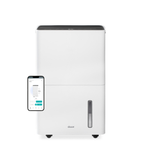 Duux Smart Dehumidifier | Bora | Suitable for rooms up to 50 m | Water tank capacity 4 L | White