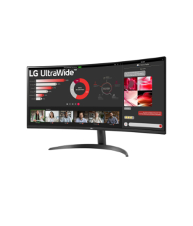 LG 34WR50QK-B | 34 " | VA | QHD | 21:9 | 100 Hz | 5 ms | 3440 x 1440 pixels | 240 cd/m | HDMI ports quantity 2