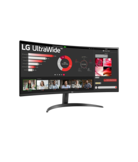 LG 34WR50QK-B | 34 " | VA | QHD | 21:9 | 100 Hz | 5 ms | 3440 x 1440 pixels | 240 cd/m | HDMI ports quantity 2