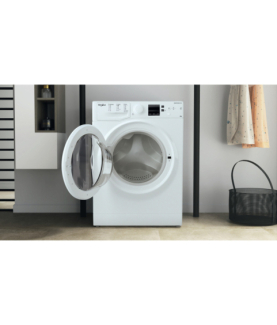 Whirlpool Washing machine | WRBSS 6249 W EU | Energy efficiency class C | Front loading | Washing capacity 6 kg | 1200 RPM | De