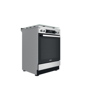 Whirlpool Cooker | WS68G8CHX/E/1 | Hob type Gas | Oven type Electric | Stainless Steel | Width 60 cm | Digital | Depth 60 cm | 