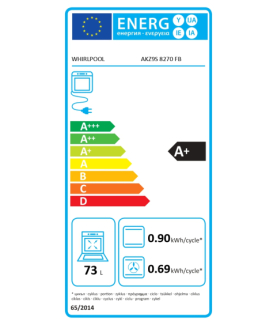 Whirlpool Oven | AKZ9S 8270 FB | 73 L | Electric | Hydrolytic/Pyrolysis | Electronic | Steam function | Convection | Height 59.