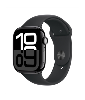 Apple Watch Series 10 | Smart watch | GPS (satellite) | Always-On Retina | Waterproof | Jet Black