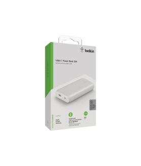 Belkin | Power Bank | BOOST CHARGE | 20000 mAh | USB-C | White