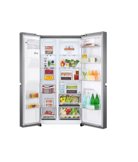 LG Refrigerator | GSLV31DSXE | Energy efficiency class E | Free standing | Side by side | Height 179 cm | Fridge net capacity 4