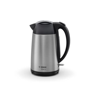 Bosch | Kettle | DesignLine TWK3P420 | Electric | 2400 W | 1.7 L | Stainless steel | 360 rotational base | Stainless steel/Blac