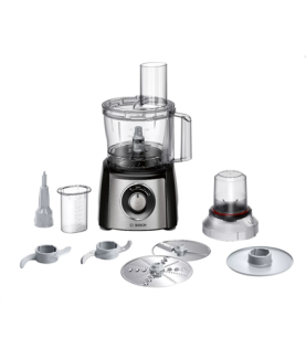 Bosch | Food Processor | MCM3401M | 800 W | Number of speeds 2 | Bowl capacity 2.3 L | Blender | Meat mincer | Black/Stainless 