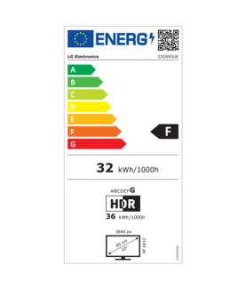 LG 32GS95UE-B UltraGear | 31.5 " | OLED | UHD | 16:9 | 240 Hz | 0.03 ms | 3840 x 2160 pixels | 250 cd/m | HDMI ports quantity 2