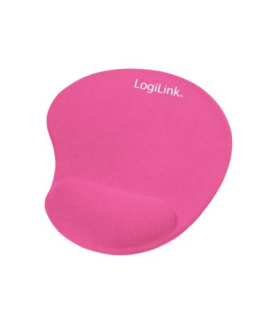 Logilink ID0027P Mouse Pad, Silcon Wrist, Pink | Logilink